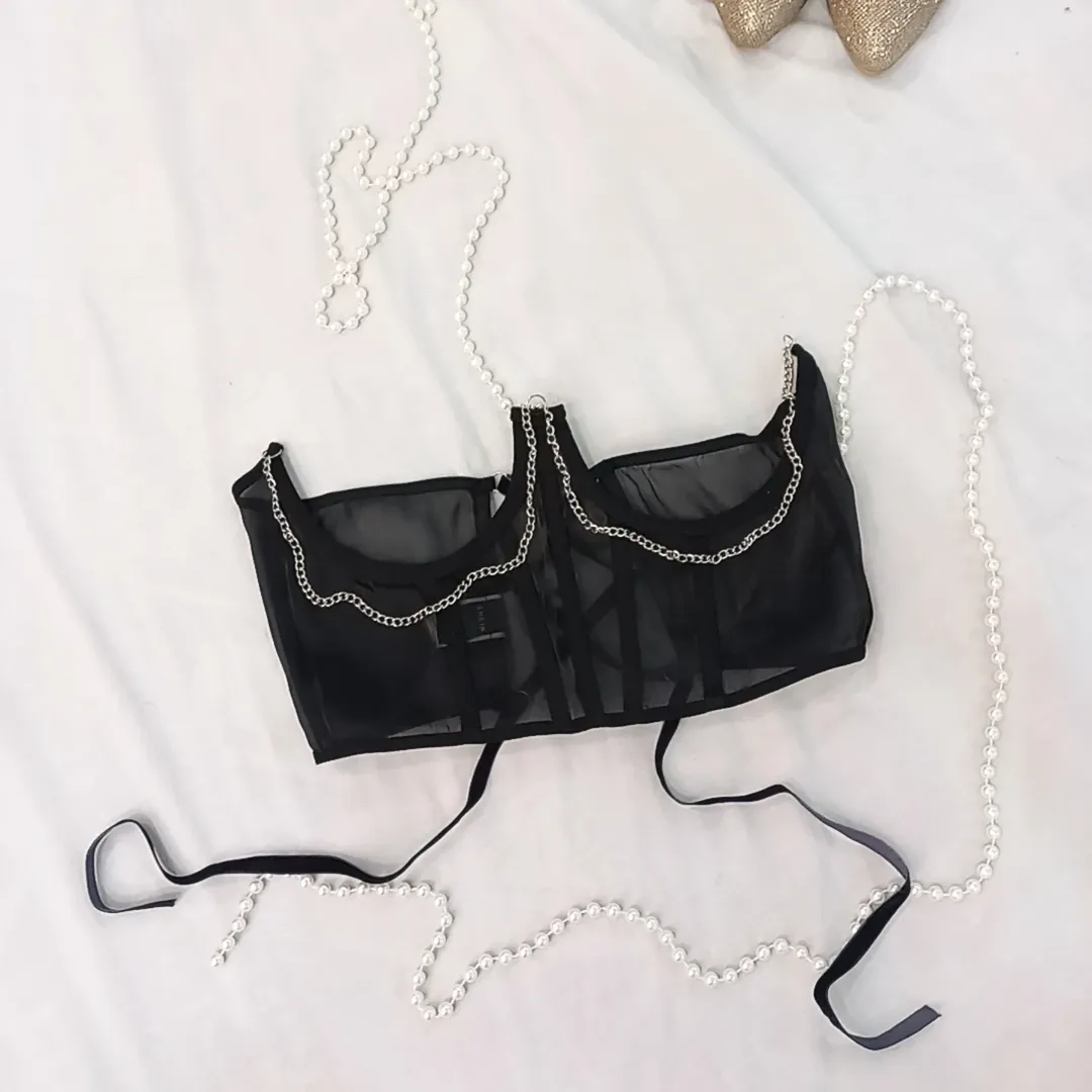 بوستیه کرست توری طرح زیر سینه