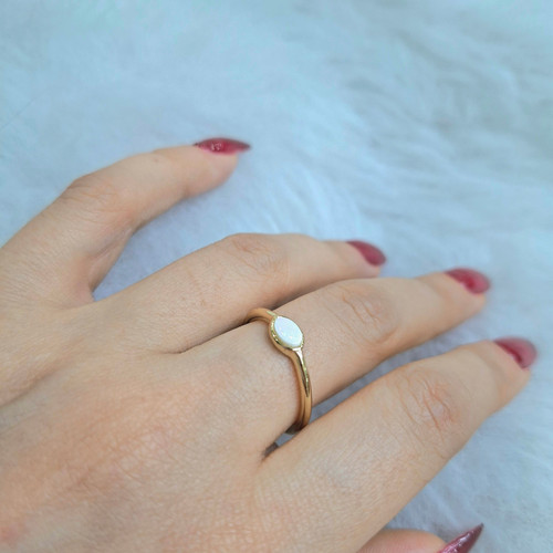 انگشتر نگین شیک و زیبا خارجی