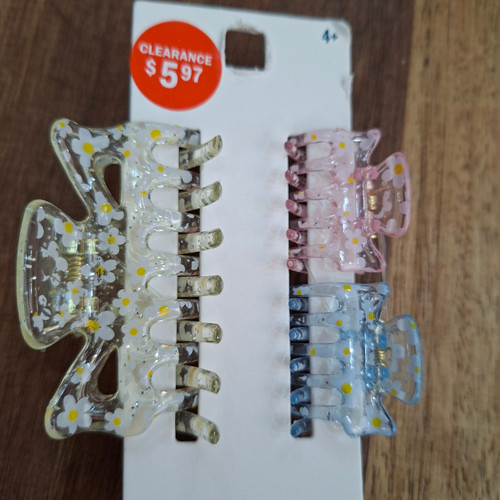 پک کلیپس مو با رنگهای پاستیلی