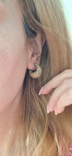 گوشواره حلزونی خاص و زیبا