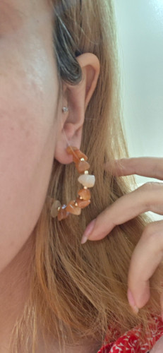 گوشواره خاص و ارزان عقیق