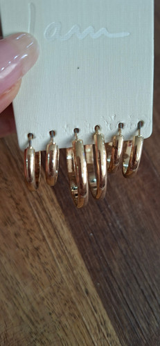 گوشواره حلقه ای طلایی خاص و شیک