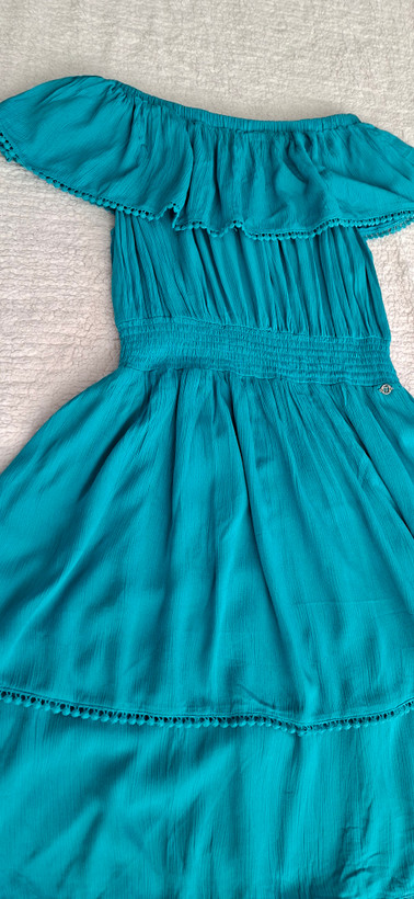 پیراهن ساحلی نخی زنانه خنک برای تابستان و بهار